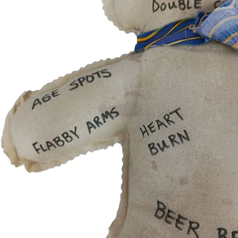 Over The Hill Voodoo Doll Handmade  Humorous Gag Gift Old Age Remedy